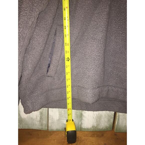 Obermeyer Sherpa Pullover Mens Size XL Gray Outdoor 1/2 Zip Sweater Hiking - Picture 5 of 10